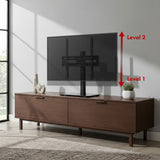 Maclean universal TV stand, for RTV cabinet, stand, max. 35 kg, 20 degree rotation, for 32-55" TV, MC-132