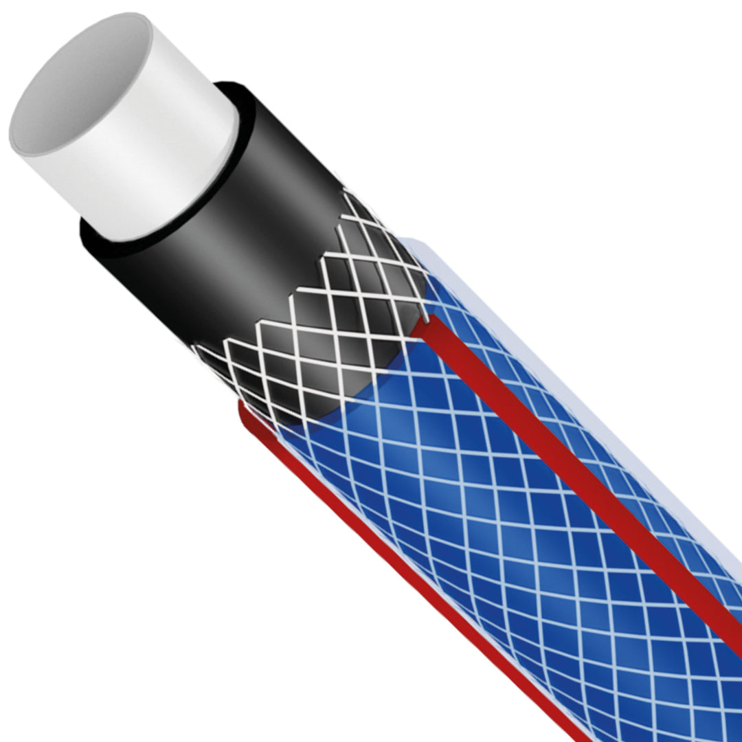 Píobán gairdín Vartco Éadrom Gorm 3/4" 100m 4 shraith 22 bar