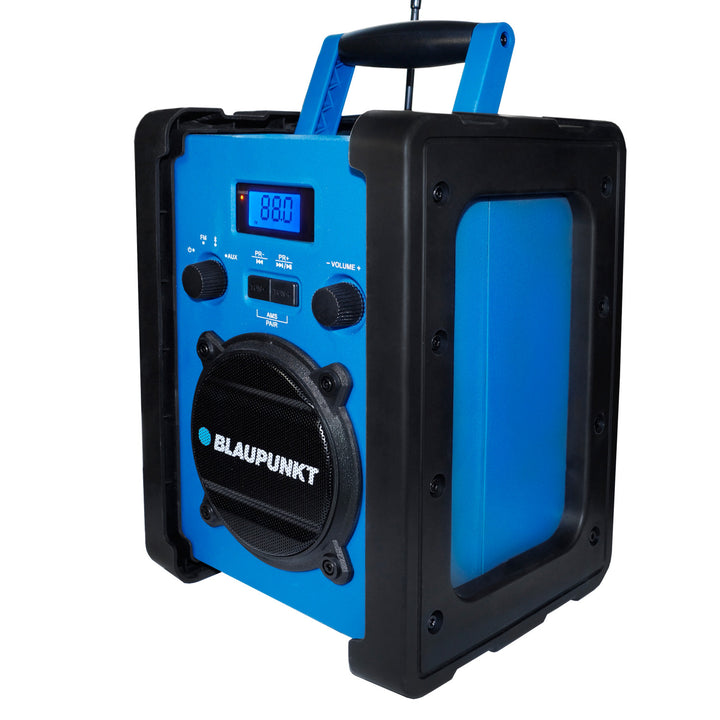 Blaupunkt Portable Radio, Bluetooth, AUX, LCD Display, PP30 Jobsite