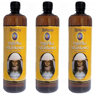 3x Zablocka Mgiełka Solankowa 950ml for inhalation in inhalers