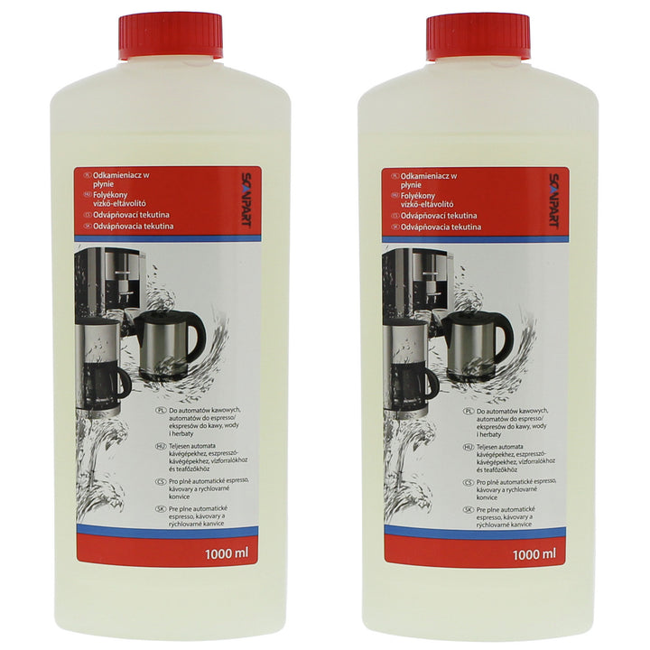 Descaler for coffee makers, kettles, 1 liter, universal, Scanpart, 2 pieces