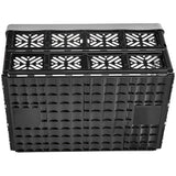 Keeeper plastic folding basket, shopping bin, 32L, grey-black