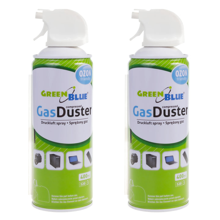 Adaiméir piostail aer comhbhrúite GreenBlue GB400 400ml - spraeálaí piostail, 2 phíosa