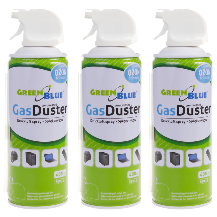 Adamhaitheoir piostail aer comhbhrúite GreenBlue GB400 400ml - spraeálaí piostail, 3 phíosa