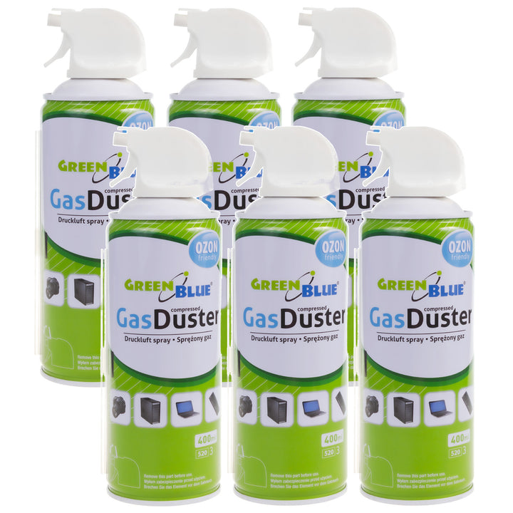 Adamhaitheoir piostail aer comhbhrúite GreenBlue GB400 400ml - spraeálaí piostail, 6 phíosa