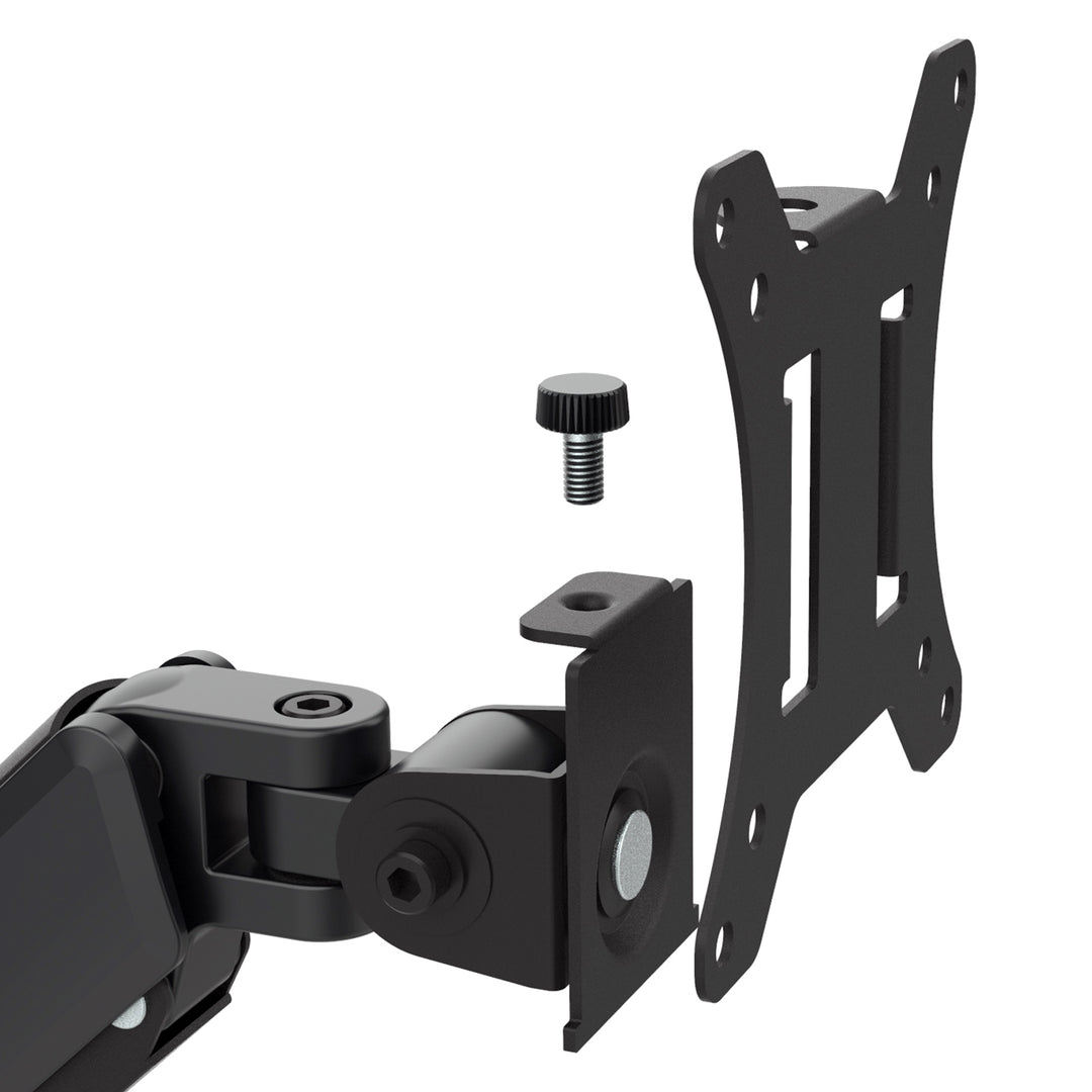 Maclean monitor mount, gas spring, 17"-32", 2-10kg, black, MC-133