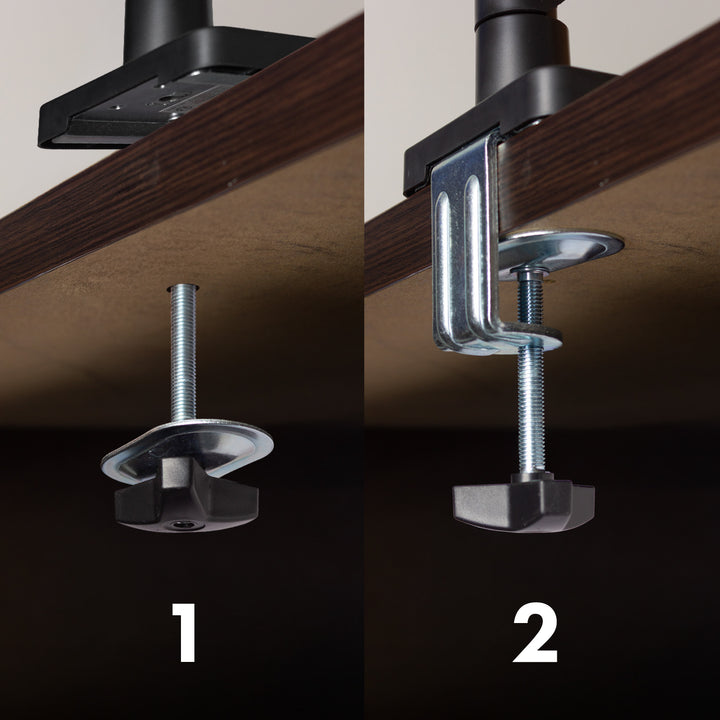 Maclean monitor mount, gas spring, 17"-32", 2-10kg, black, MC-133