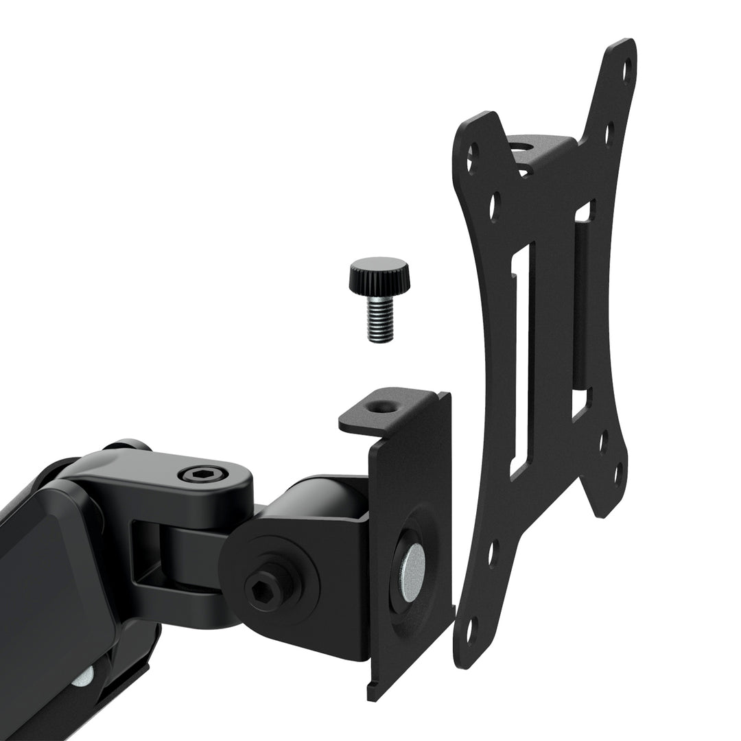 Maclean monitor mount, gas spring, 17"-32", 2-10kg, black, MC-135