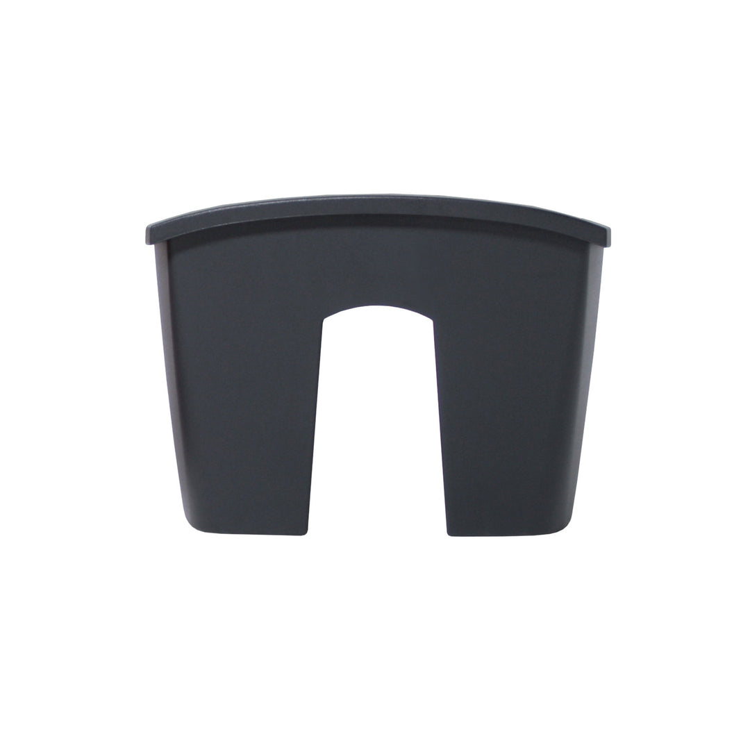 Balcony flower pot for balustrade DCRO600 - Anthracite, capacity 18L, 2 pieces