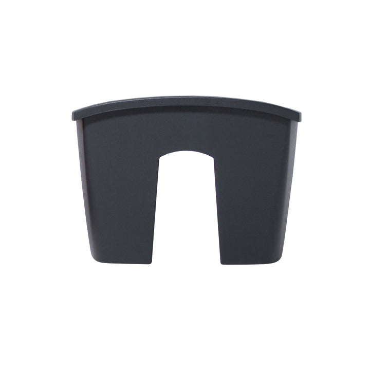 Balcony flower pot for balustrade DCRO600 - Anthracite, capacity 18L, 10 pieces