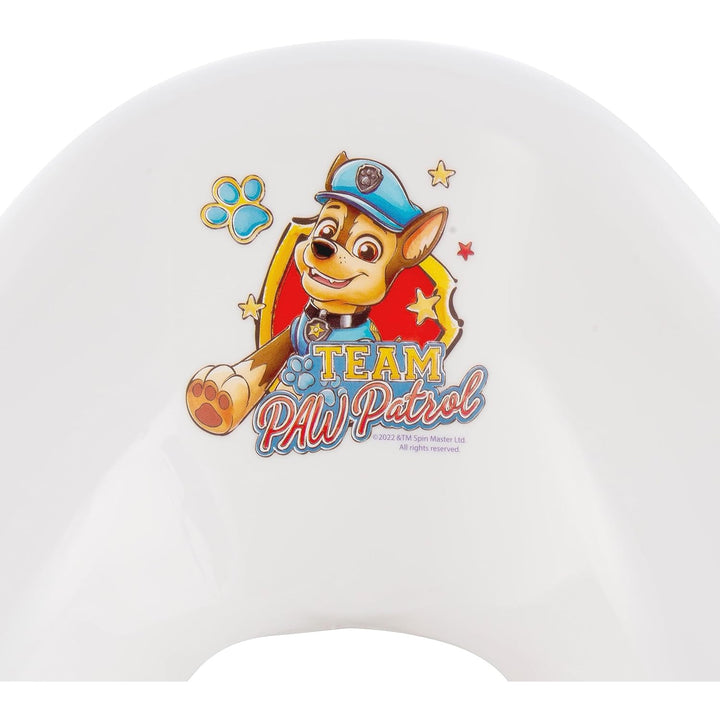 Ceap suíochán leithris neamhshleamhain Psi Patrol - Paw Patrol+ Seomra cois leapa neamhshleamhain Psi Patrol, Bán, Uasmhéid 15kg