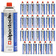 Alpentech 433 ml gas cartridge, compliant with EN 417, isobutane, EPS system, IK301, 28 pieces