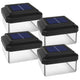GreenBlue solar LED pole light, 100x100mm, envelope canopy, GB128, 4 pieces