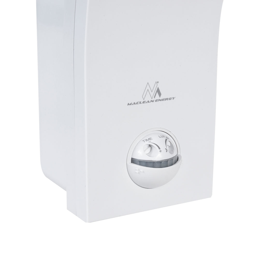 Lampa LED braiteoir gluaisne Maclean, braiteoir gluaisne PIR, bán, 10W, IP54, 750lm, bán neodrach (4000K) MCE244 W. 2 phíosa