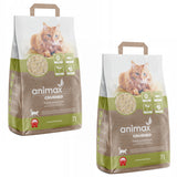 Clumping litter, classic, crushed, 2x 7 liters, Animax