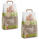 Clumping litter, classic, crushed, 2x 7 liters, Animax