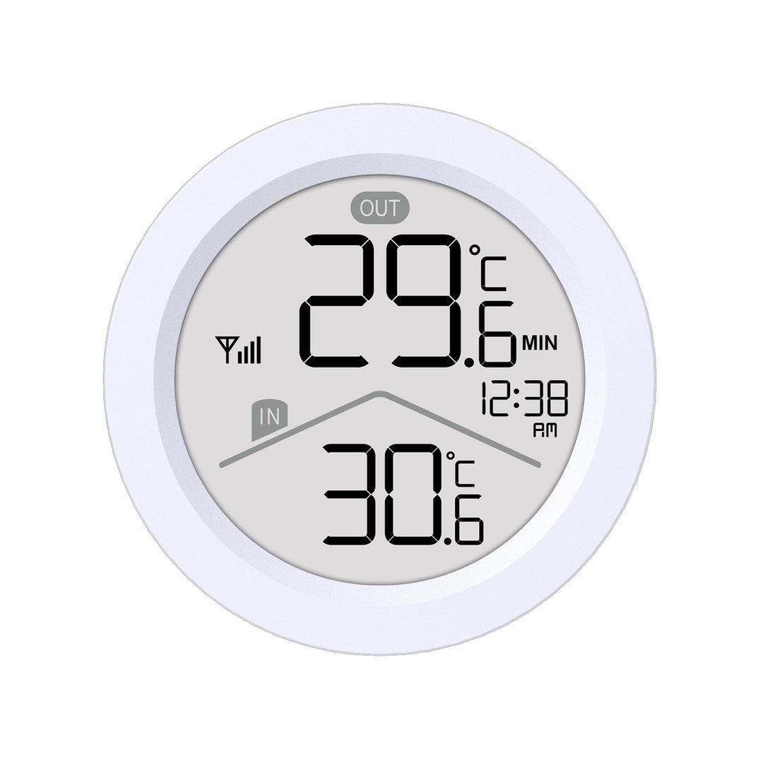 GreenBlue wireless weather station, IN/OUT temperature, clock, °C/°F selectable, range up to 60 m, GB162