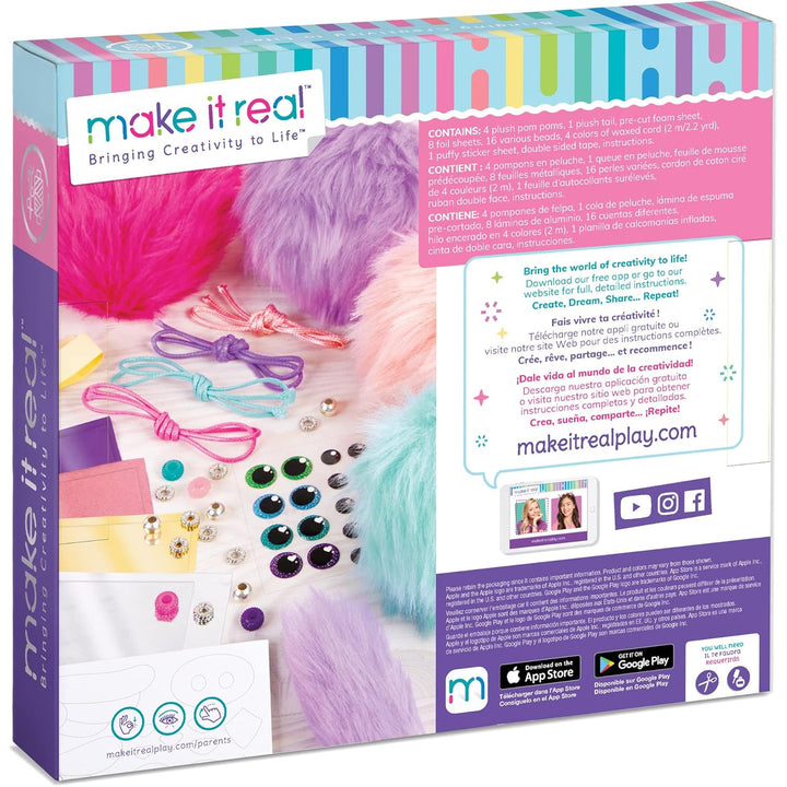 Make it Real Keychain Making Kit - Fluffy Friend