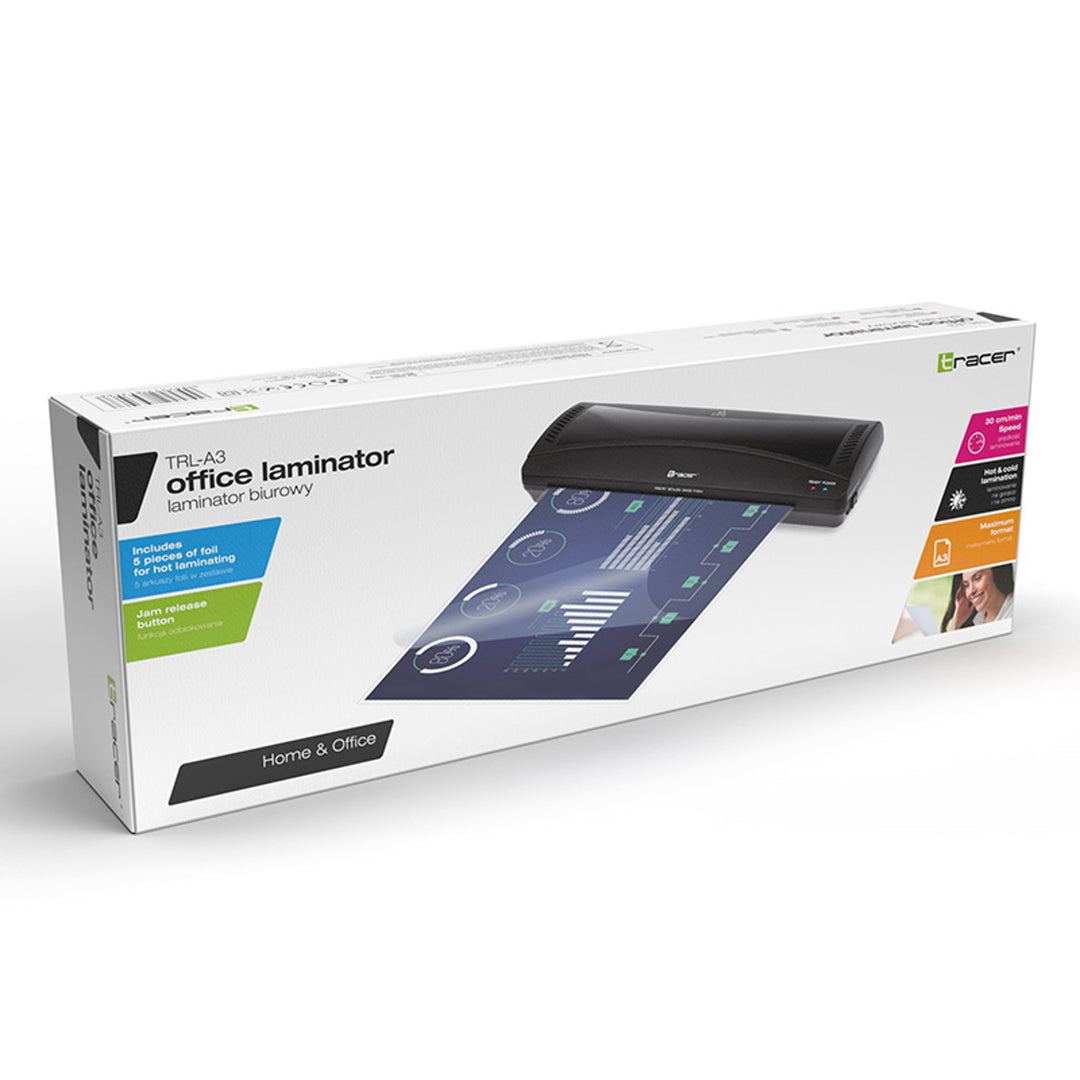 Lannadóir rianaitheora, te agus fuar, méid A3, 5 bhileog scannáin, TRL-A3