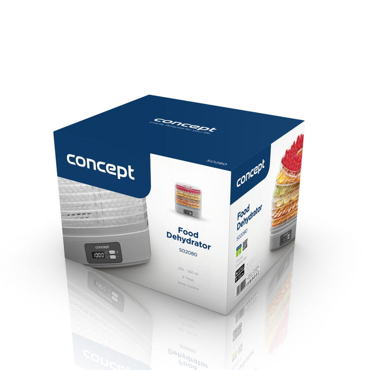 Concept mushroom, fruit and herb dryer, 260W, 6 sieves, timer, SO2080