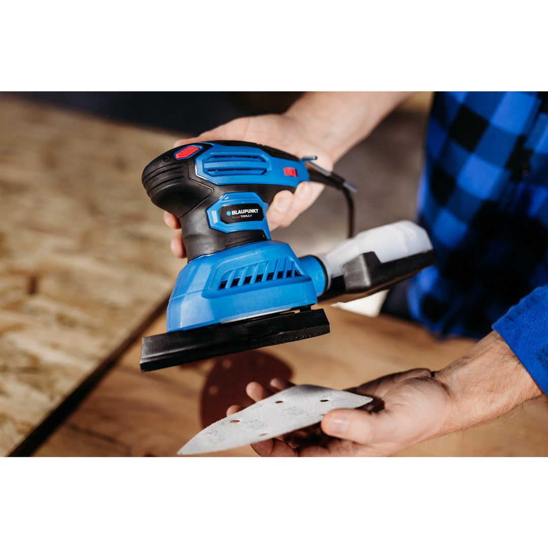 Blaupunkt sander, 300W, interchangeable sander feet, oscillation diameter 1.8mm, OS6010