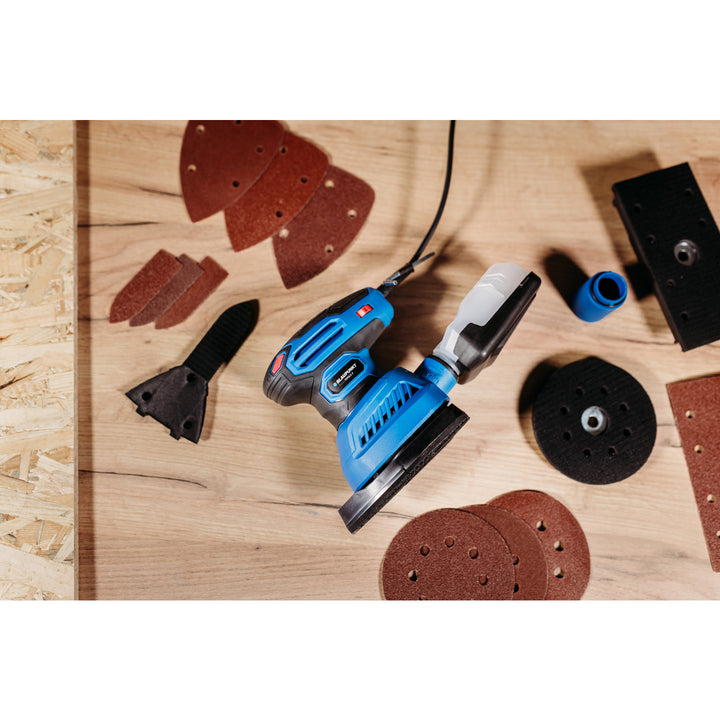 Blaupunkt sander, 300W, interchangeable sander feet, oscillation diameter 1.8mm, OS6010