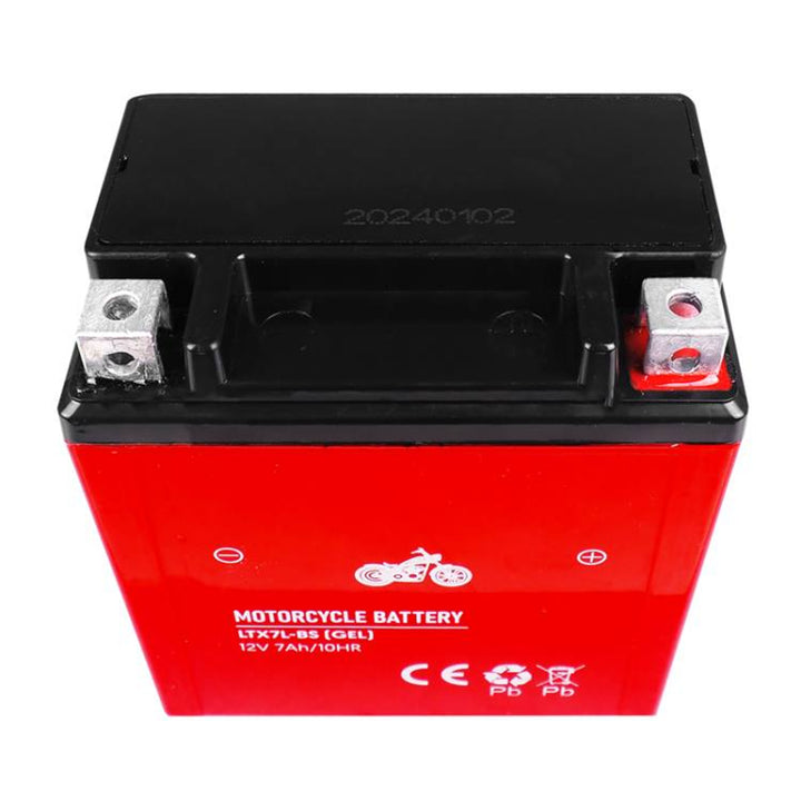 Ceallraí Glóthach Lamex, Gluaisrothar, 12V, 7Ah, LTX7L-BS