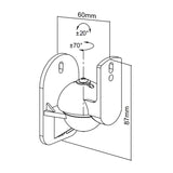 Maclean speaker mount, for columns, 3.5kg, MC-526, 4 pieces
