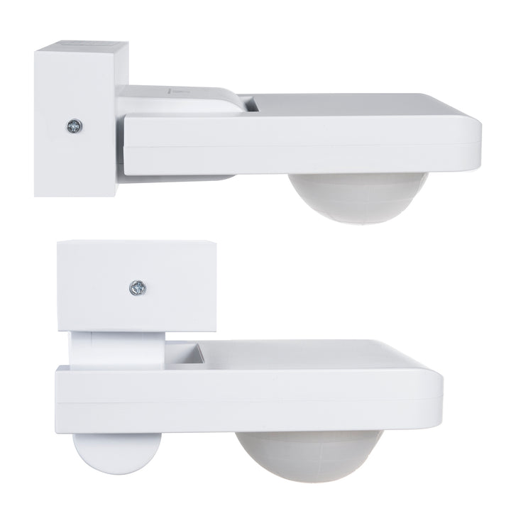 Braiteoir gluaisne PIR Maclean, infridhearg, IP65, uasmhéid 2000W, MCE243, 2 phíosa