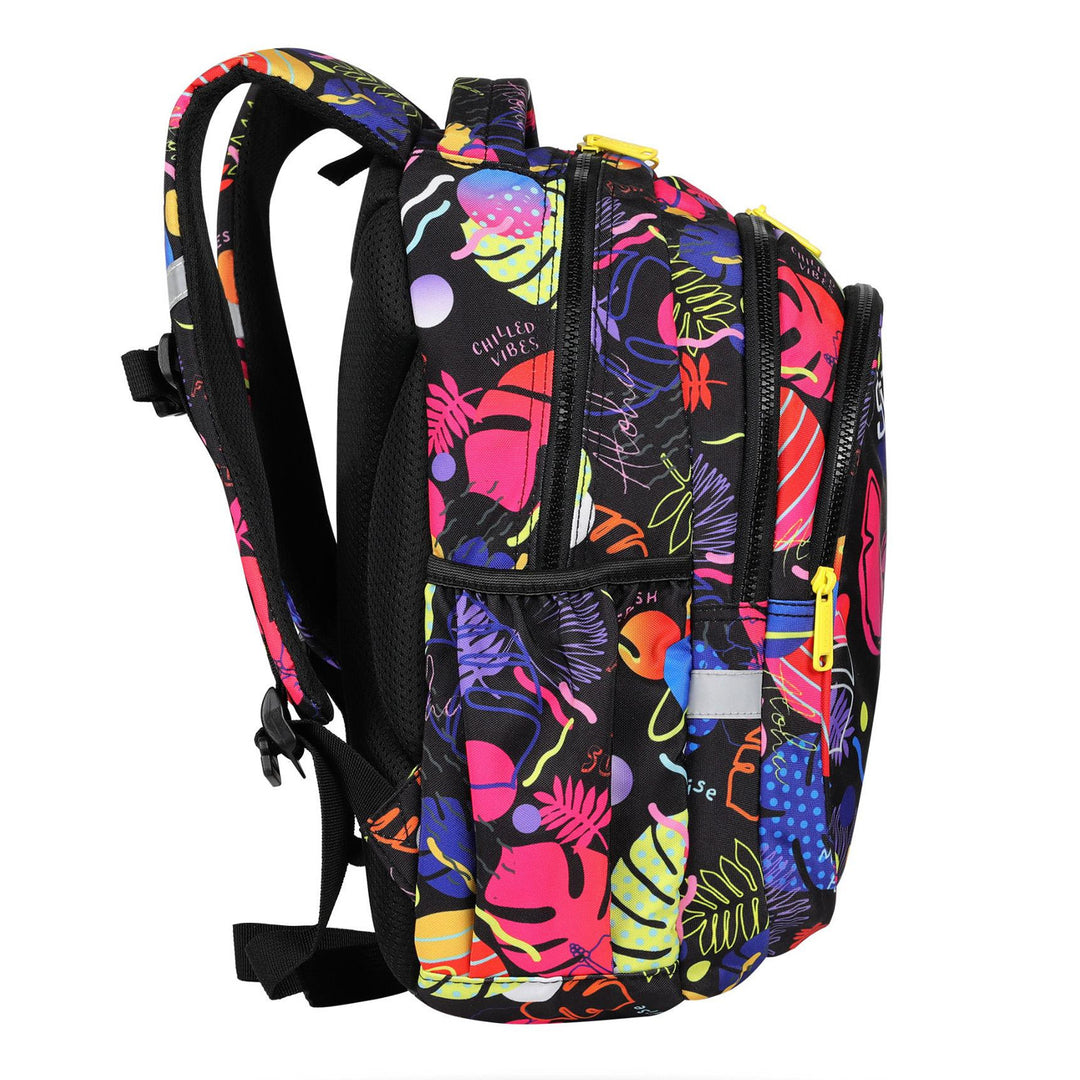 Coolpack Jerry DISNEY STITCH 19 L school backpack black + CoolPack Campus Disney Stitch oval school pencil case F062886