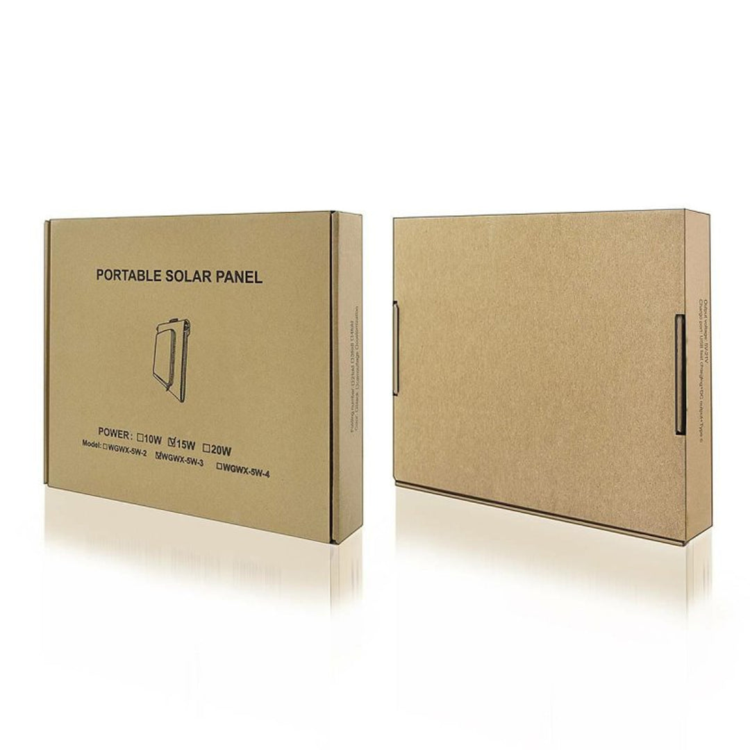 Painéal gréine, luchtaire, 15W, 1 port USB, dubh agus oráiste, A04