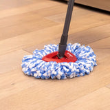 Vileda H2prO mop cartridge, microfiber, washable, triangular head, 178330