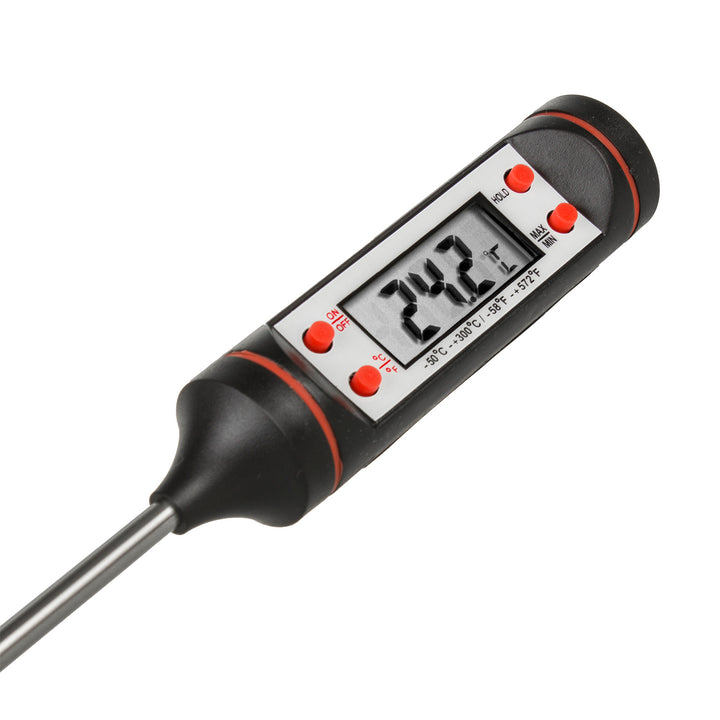 Food thermometer/probe, GreenBlue, probe length 15 cm, temp. range -50°C to +300°C., accuracy 0.1°C, GB178, 3 pcs.
