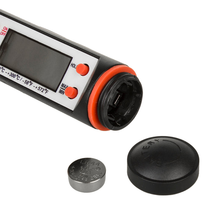 Food thermometer/probe, GreenBlue, probe length 15 cm, temp. range -50°C to +300°C., accuracy 0.1°C, GB178, 3 pcs.