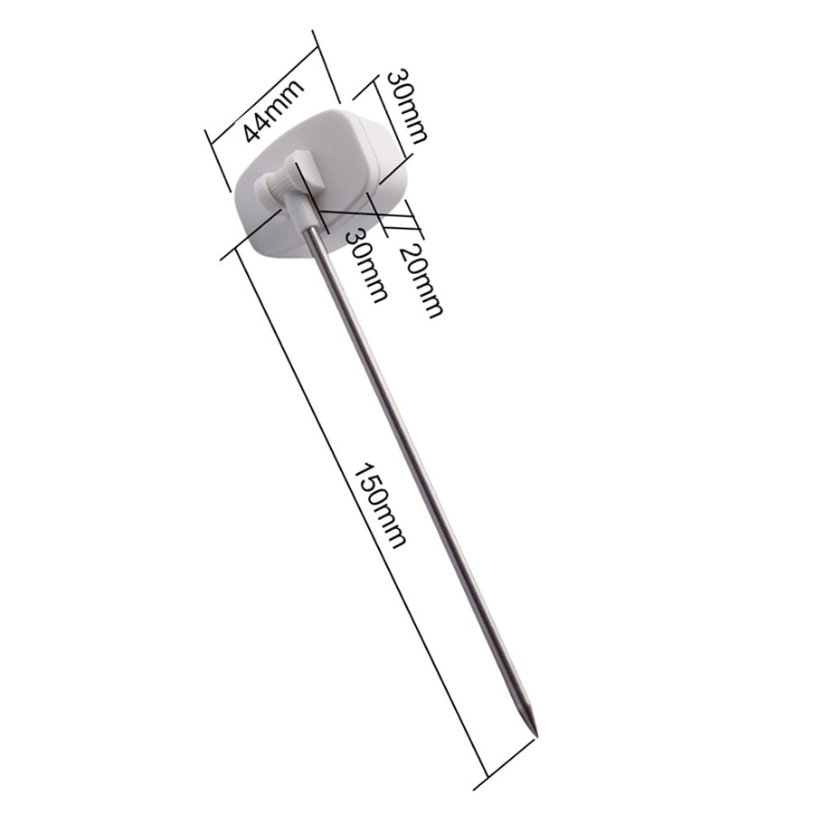 Food thermometer/probe, GreenBlue, probe length 15 cm, temperature range -50°C to +300°C., accuracy 0.1°C., GB382, 3 pcs.