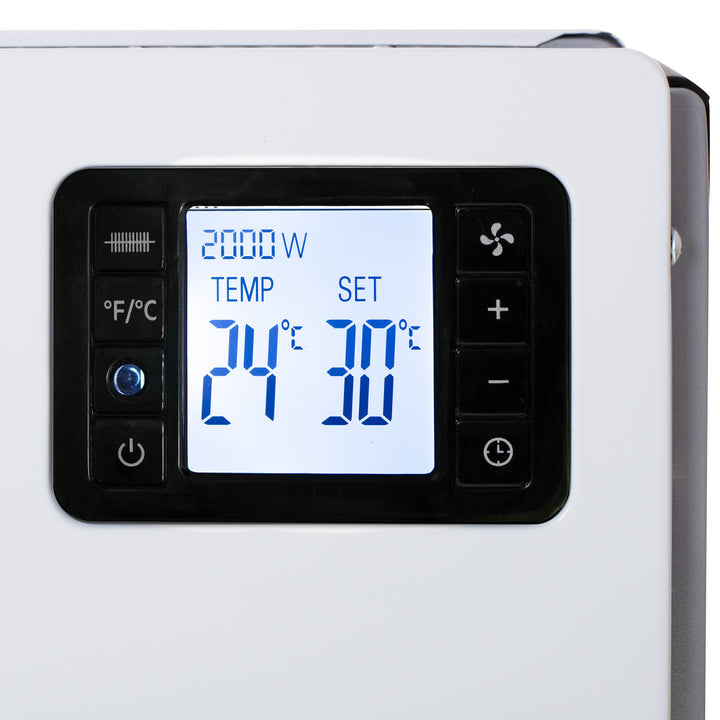 Téitheoir comhiompair Camry, cumhacht 2000W, painéal LCD, cianrialtán, lasc ama, teirmeastat, CR 7739