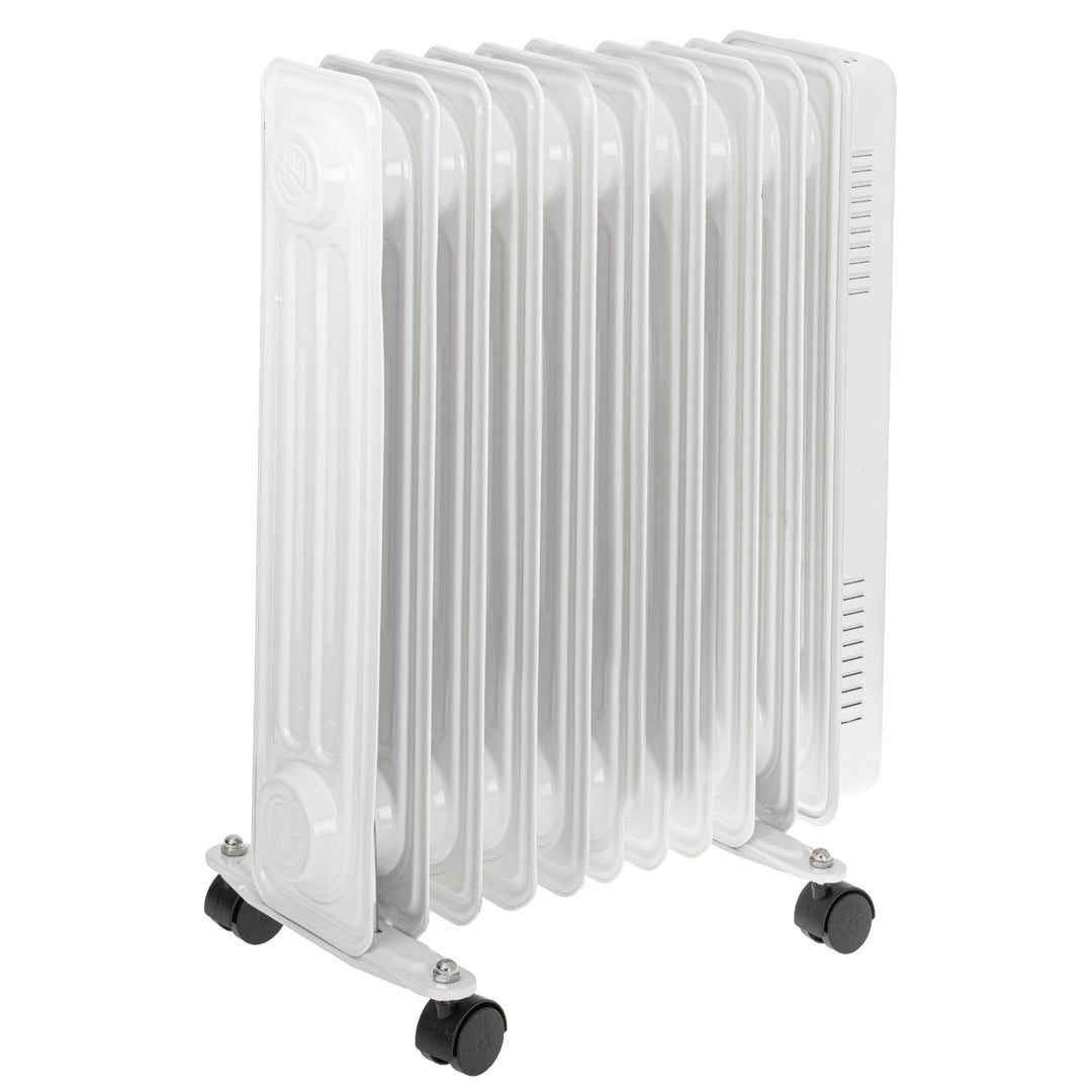 Adler oil heater, 9 ribs, power 2000W, 3 heating levels, white, AD 7816