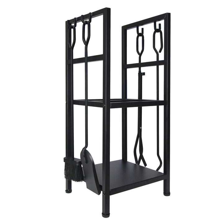 Adler metal wood rack, with tools, metal, black, AD 6815
