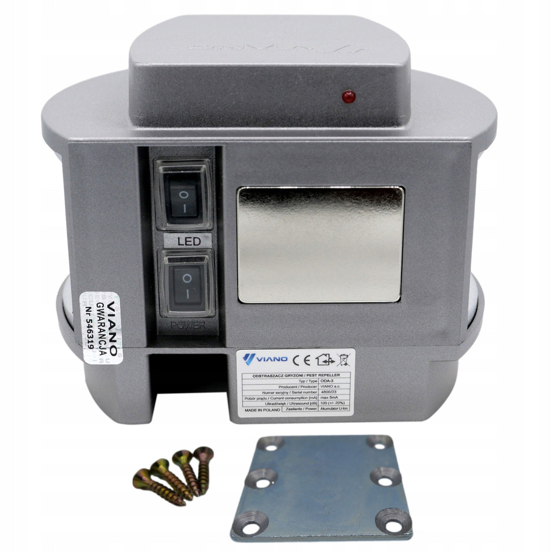 Lucha martán gan sreang a chosc ó chreimirí Viano, IP44, ceallraí litiam-ian 4Ah, mód LED, Trio