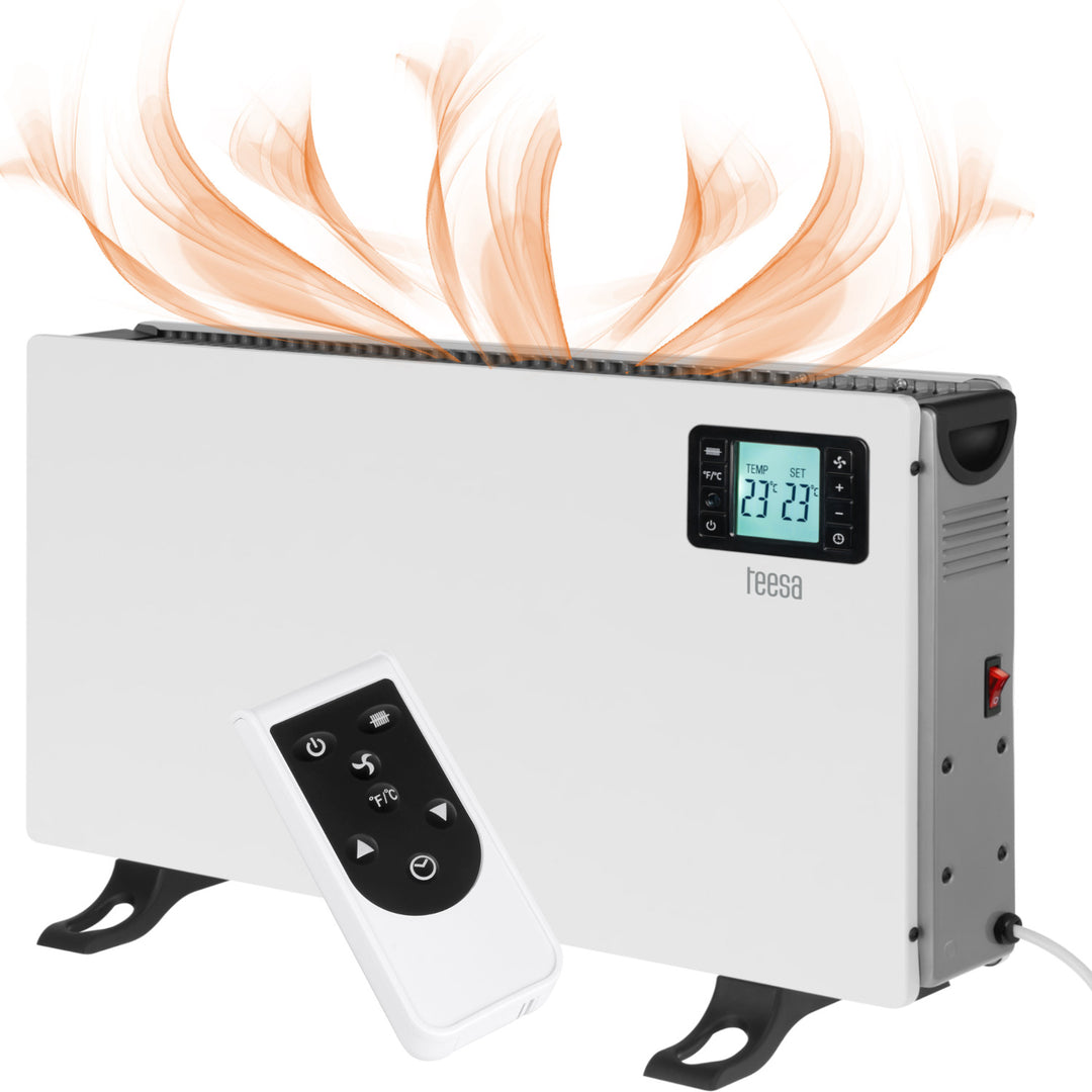 Teesa convector heater, timer function, temperature control, Anti-frost mode, remote control controlled, TSA8054