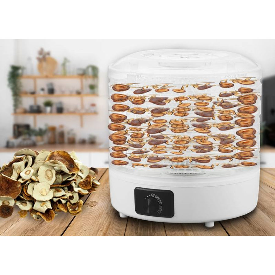 LTC mushroom, vegetable, fruit, meat dryer, adjustable power, non-slip base, 5 trays, dishwasher safe, LXSR003