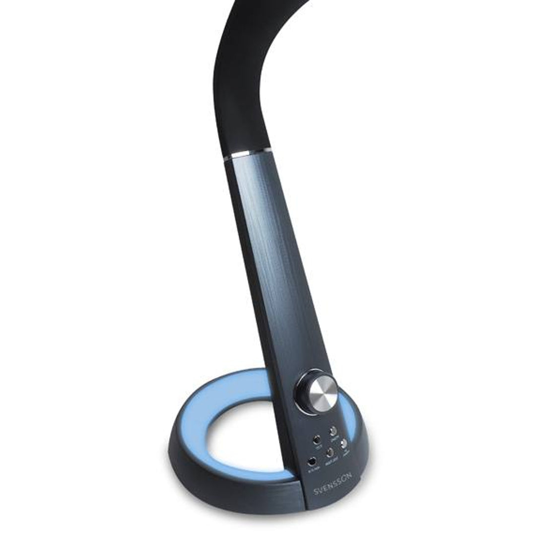 Lampa Oifige Svensson, 450 Lumen, cumhacht 8W, trí theocht solais, feidhm luchtaithe gléas soghluaiste, bonn RGB, LXBL1063