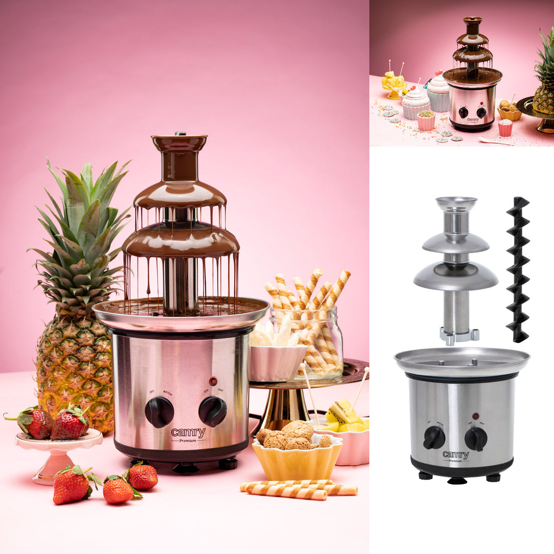 Camry chocolate fountain, 650ml capacity, 320W power, CR 4488