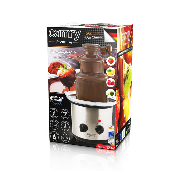 Camry chocolate fountain, 650ml capacity, 320W power, CR 4488