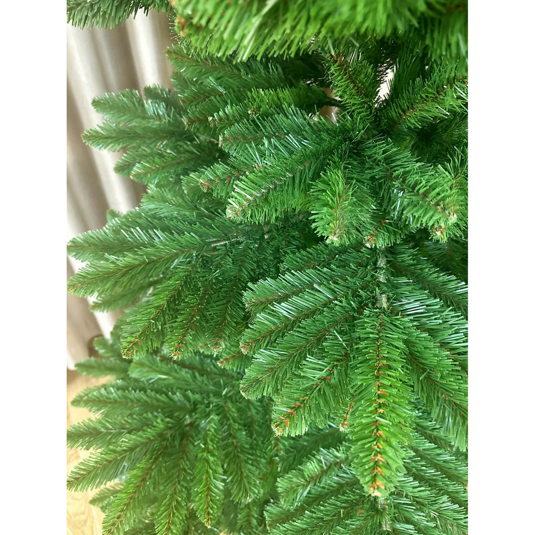 Crann Nollag saorga, giúis Ioruach, déanta as scannán PVC, airde 220 cm