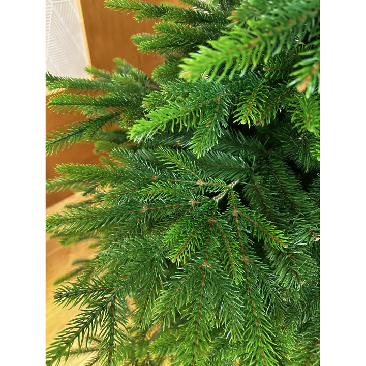 Artificial Christmas tree, Caucasian spruce natural, PVC + PE, height 220 cm