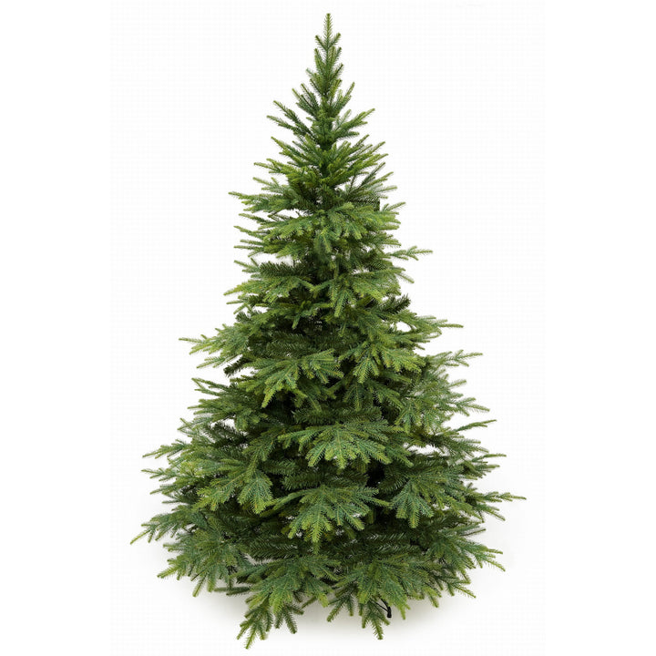 Artificial Christmas tree, Caucasian spruce natural, PVC + PE, height 220 cm