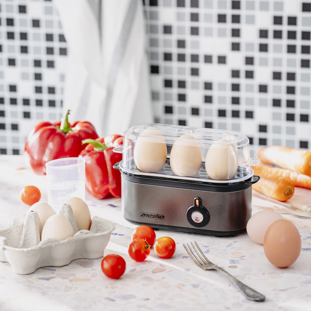 Cócaire uibheacha Mesko 3, cumhacht 210W, céim chócaireachta inroghnaithe, solas táscaire, MS 4485