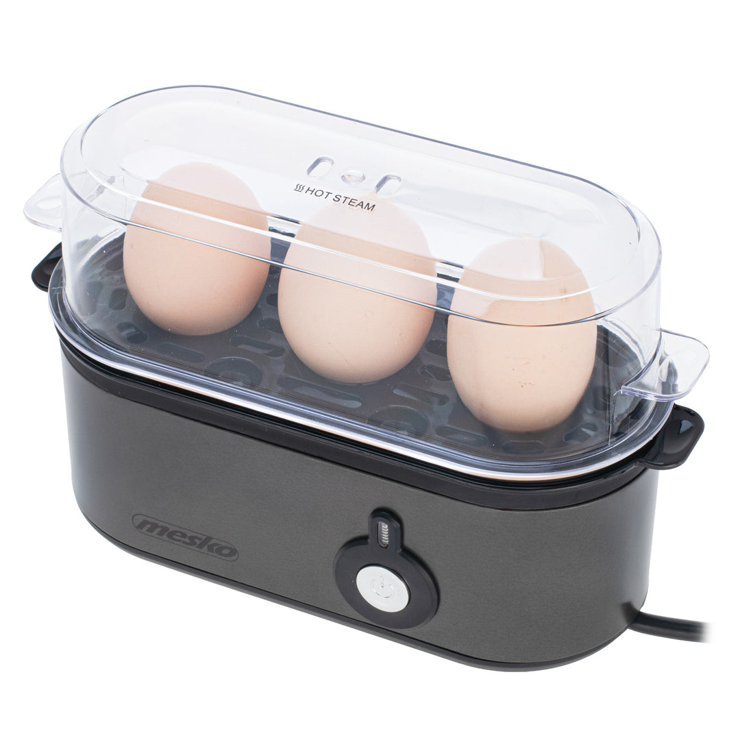 Cócaire uibheacha Mesko 3, cumhacht 210W, céim chócaireachta inroghnaithe, solas táscaire, MS 4485