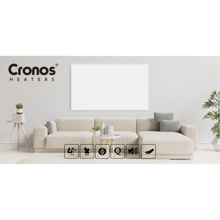 Cronos infrared heater, 1000W, matte surface, ultra-thin, Carbon P1000